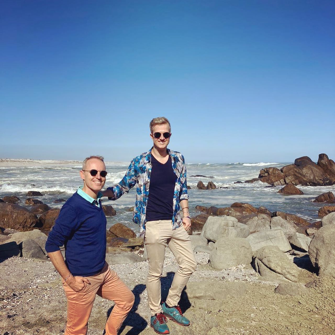 JD and Francois on the West Coast