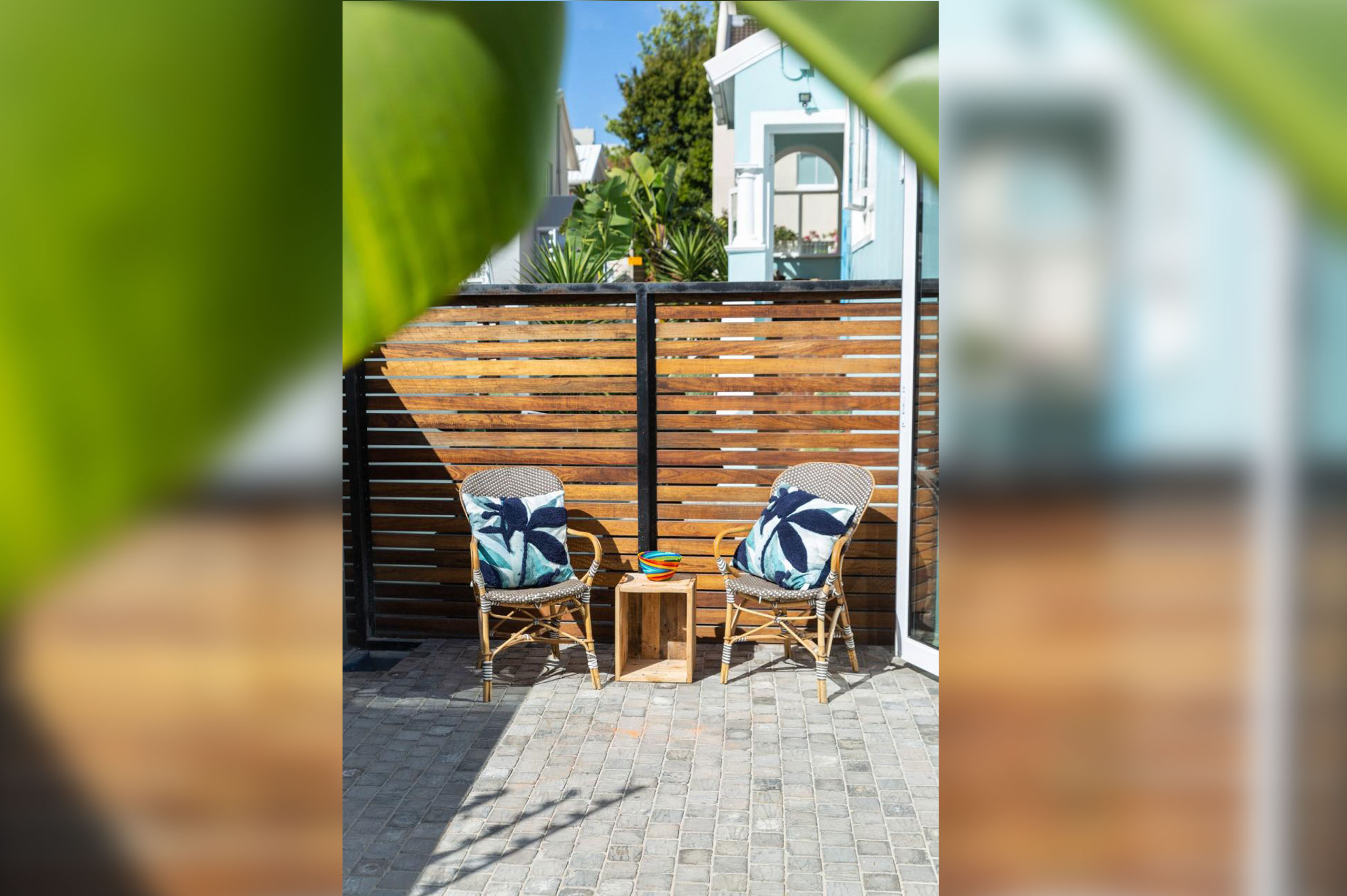 Private outside patio